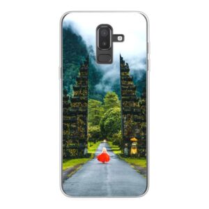 Samsung Galaxy J8 (2018) Soft case (back printed, transparent)