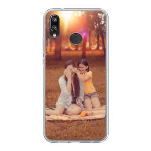 Huawei P20 Lite Soft case (back printed, transparent)