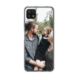 Samsung Galaxy A22 5G Soft case (back printed, transparent)