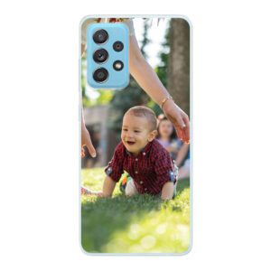 Samsung Galaxy A73 5G Soft case (back printed, transparent)