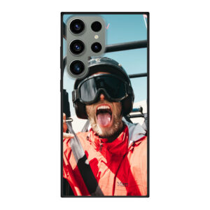 Samsung Galaxy S23 Ultra Biodegradable case (back printed, black)